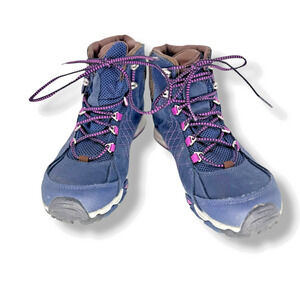 Oboz Sapphire Mid B-Dry Hiking Boots Women's 8 Purple Waterproof Trail Gorpcore